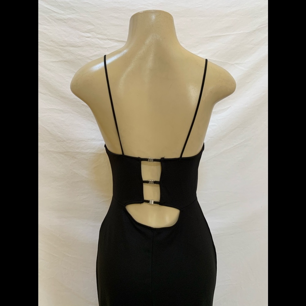 Zara W/B Size Medium Black Jumpsuit - Picture 5 of 7